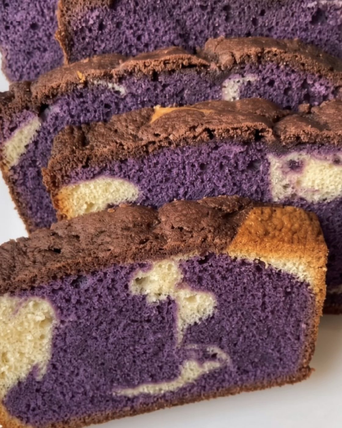 Den Bedste Marmorerede Ube-kage med Hjemmelavet Ube Halaya