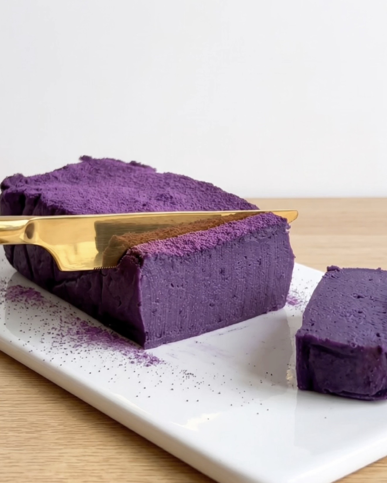 Ube Tofu Fudge Brownies (Sund & Proteinrig)