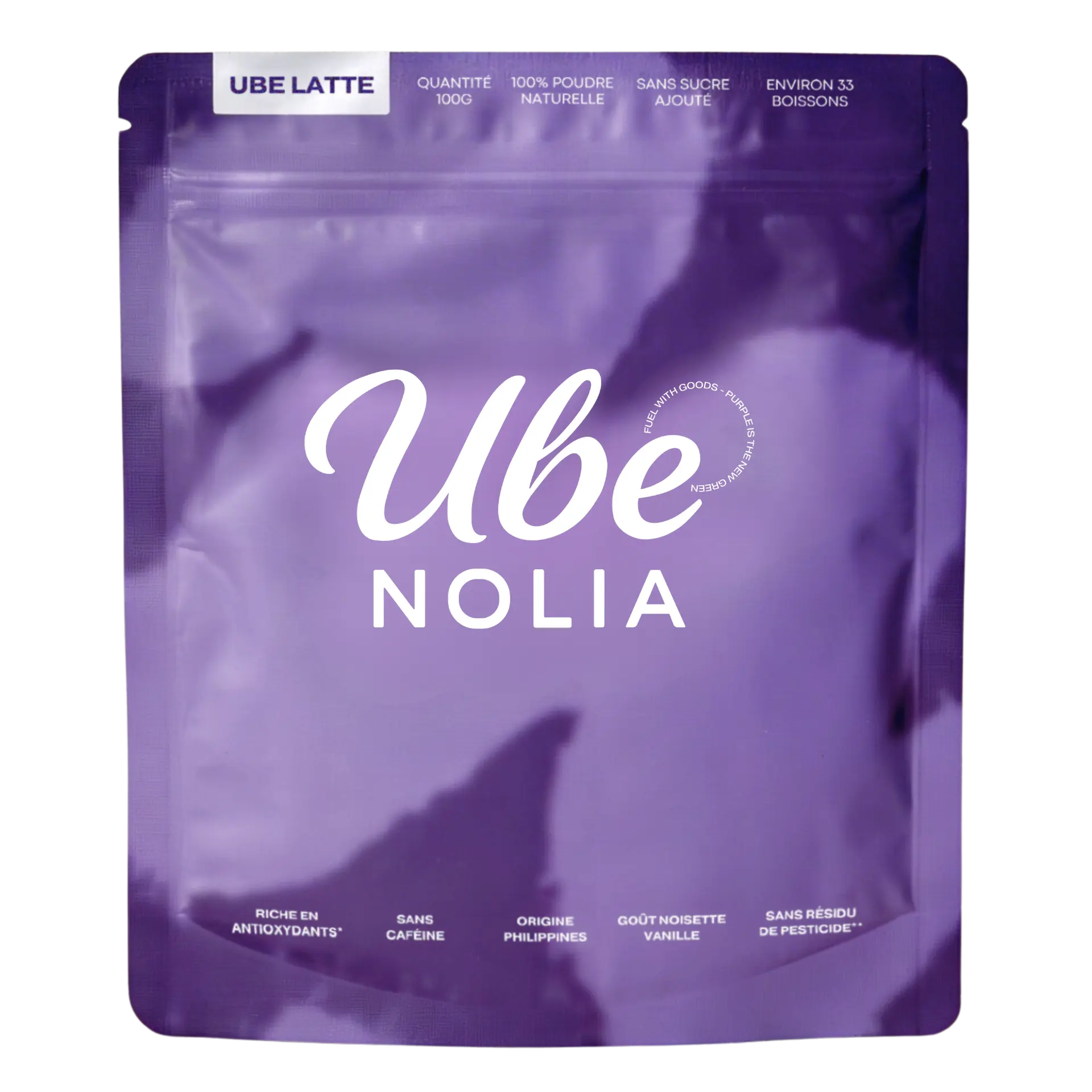 Pose ube-pulver 100 g Ube Nolia - ube
