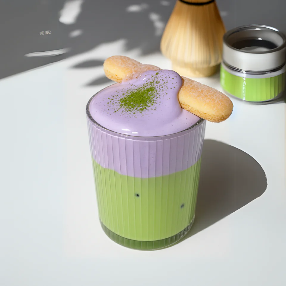 Matcha Ube Latte Opskrift