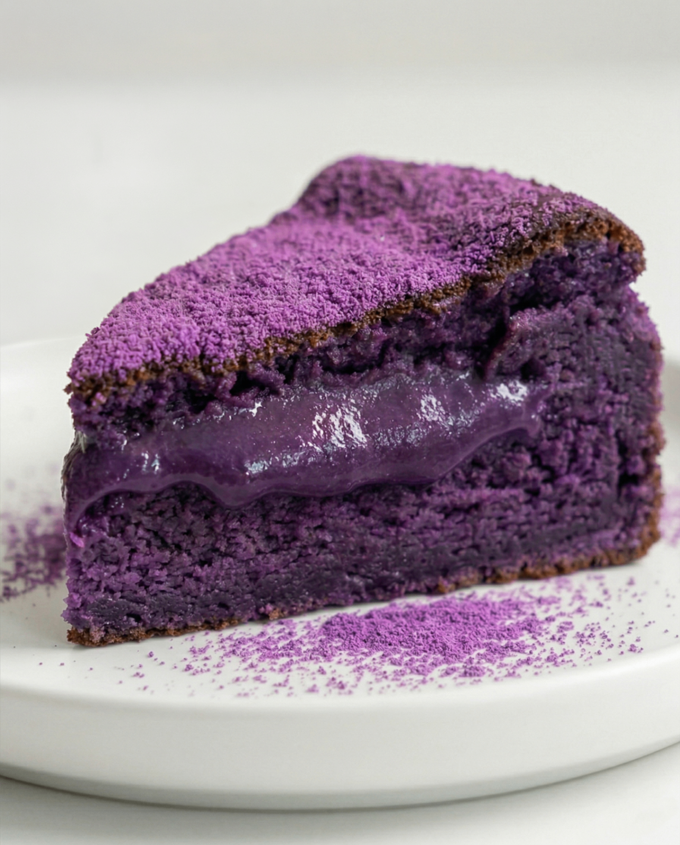 Ube Lava Kage Opskrift