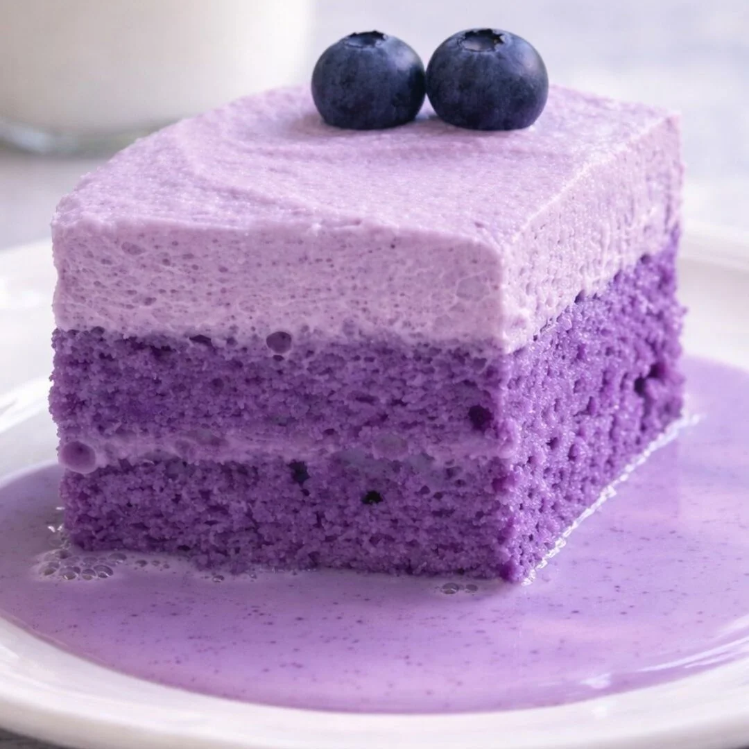 Ube tres leches kage – lilla yam tre mælks kage opskrift | Ube Nolia